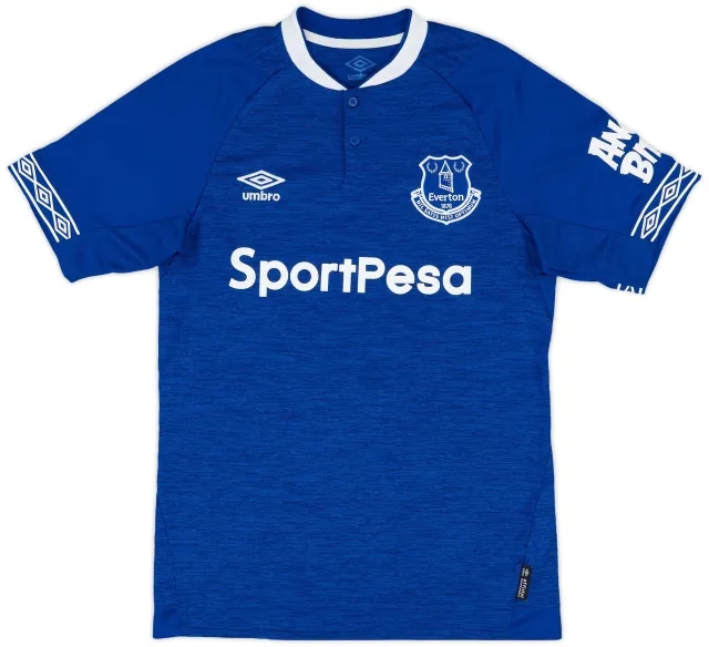 Umbro 2018-19 Everton Home Shirt - 8/10 - (S)