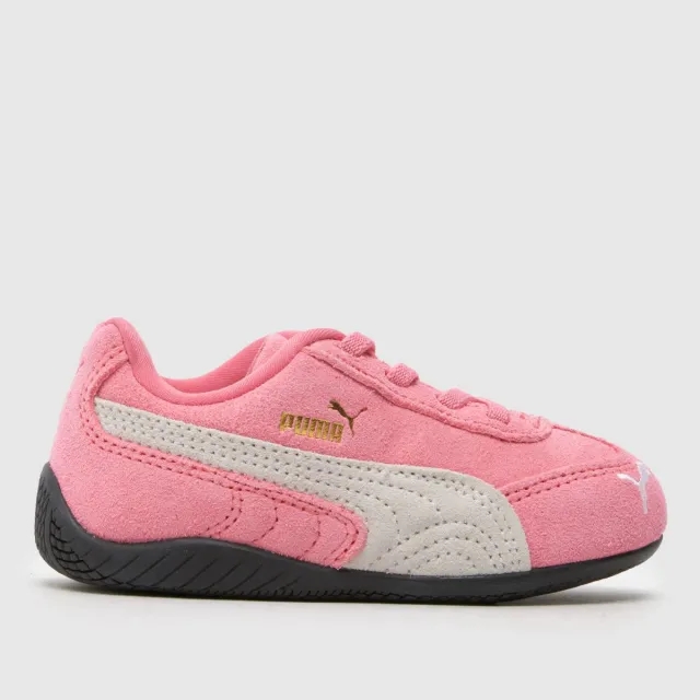 PUMA pale pink speedcat Girls Toddler trainers