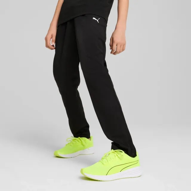 PUMA Train All Day Essentials Woven Tapered Pants Youth, Black