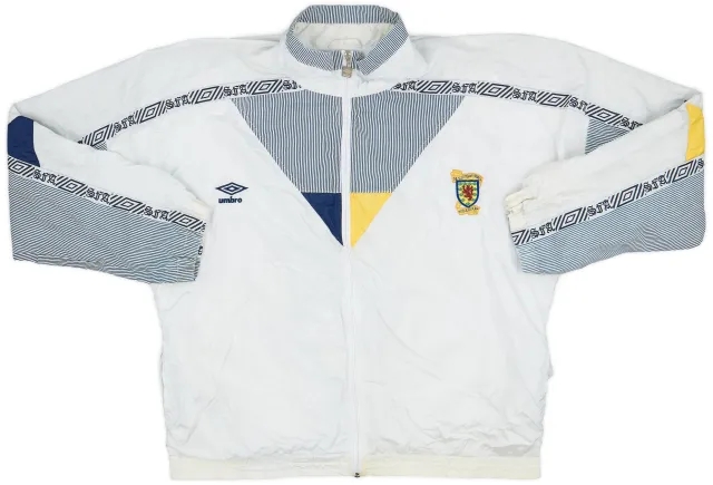 1994-95 AC Milan Lotto 1/4 Zip Drill Top - 8/10 - (M)