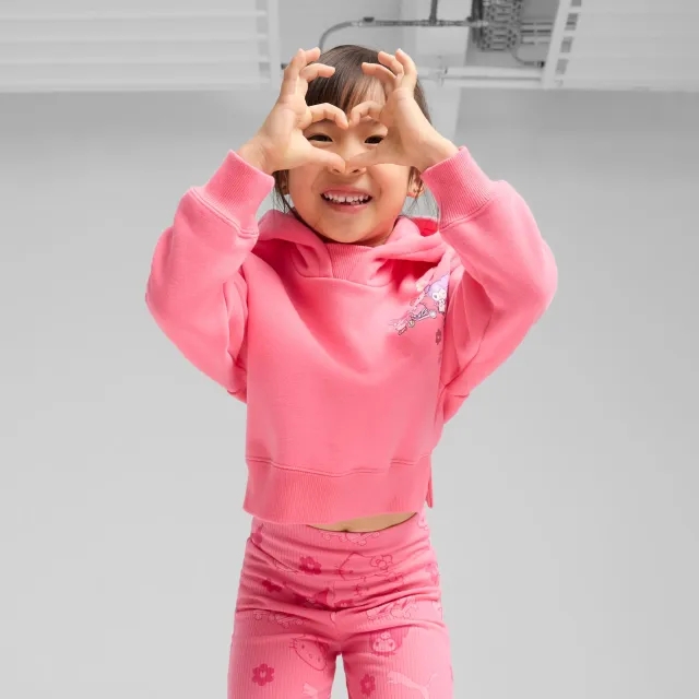 PUMA x Hello Kitty And Friends Relaxed Graphic Fleece Hoodie Kids, Magic Rose