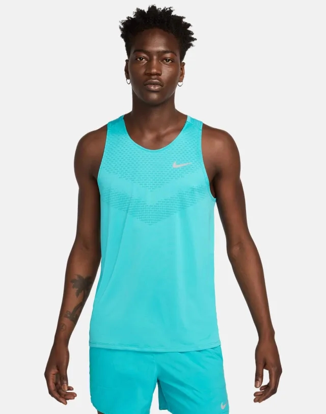 Nike Stride Tank Top Men - Turquoise