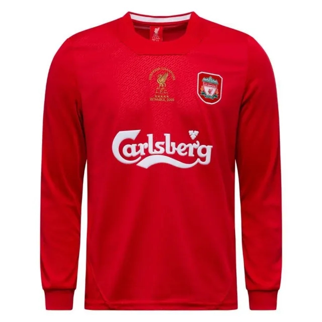 Champion LFC Mens Retro 2005 Istanbul Long Sleeve Shirt