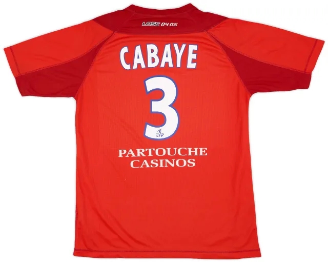2004-05 Lille Home Shirt Cabaye #3 - 9/10 - (XXL)
