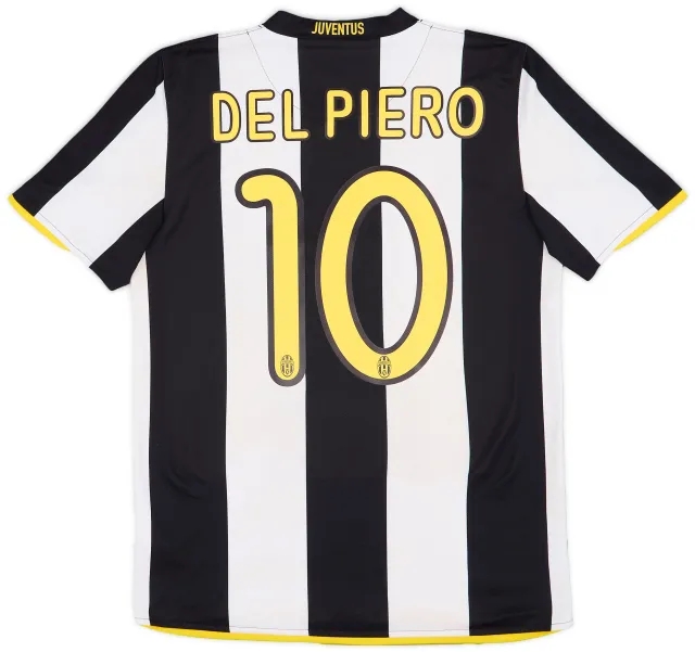 Nike 2008-09 Juventus Home Shirt Del Piero #10 - 6/10 - (S)