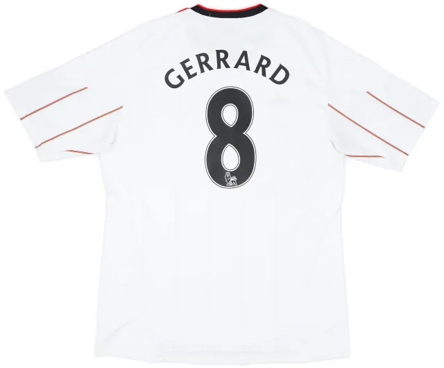 adidas 2010-11 Liverpool Away Shirt Gerrard #8 - 4/10 - (L)