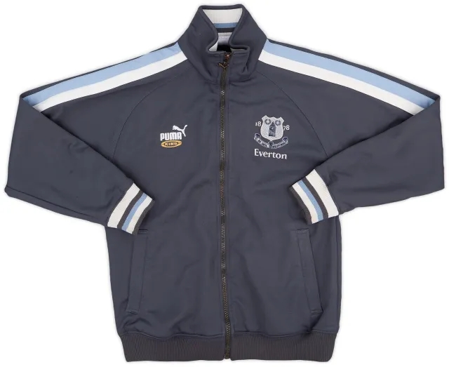 2001-02 Everton Puma Track Jacket - 8/10 - (M.Boys)