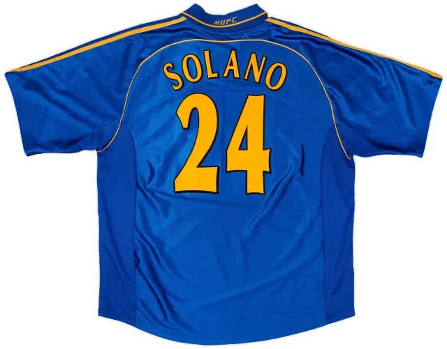 adidas 1998-99 Newcastle Away Shirt Solano #24 - 6/10 - (XXL)