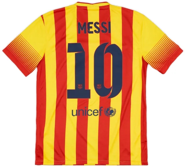 Nike 2013-15 Barcelona Away Shirt Messi #10 - 6/10 - (M)