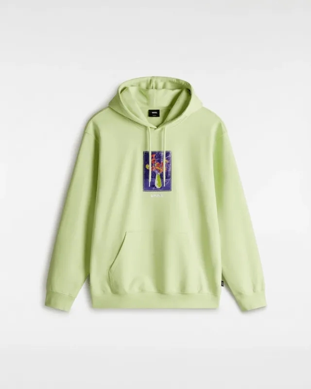Vans - Floral Decor Pullover Hoodie, Man, Green
