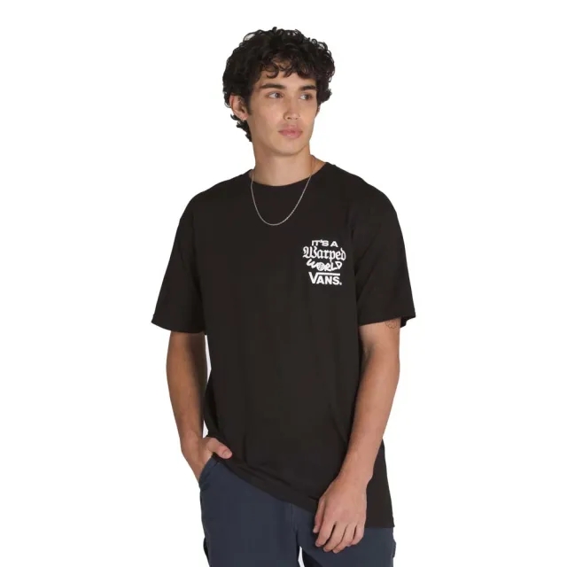 Vans - Warped World T-Shirt, Man, Black