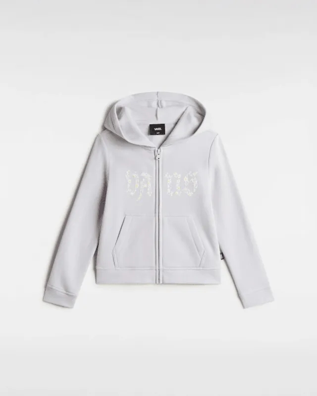 Vans - Little Kids Daisy Break Hoodie (2-8 Years), Grey