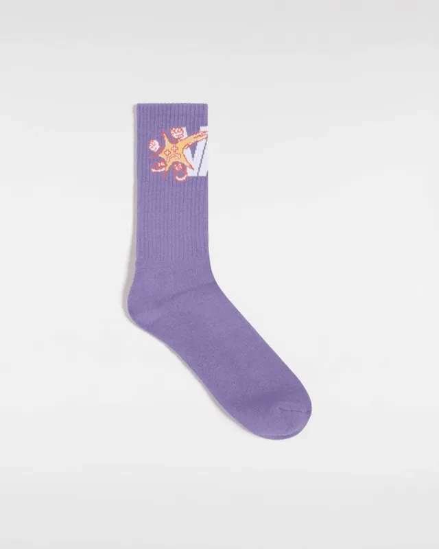 Vans - Mister Sinister Crew Socks (1 Pair), Man, Purple