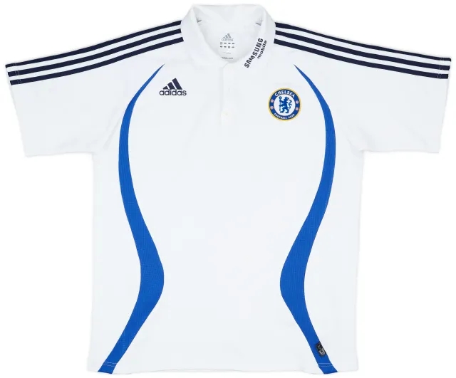 2006-07 Chelsea adidas Polo Shirt - 6/10 - (L)