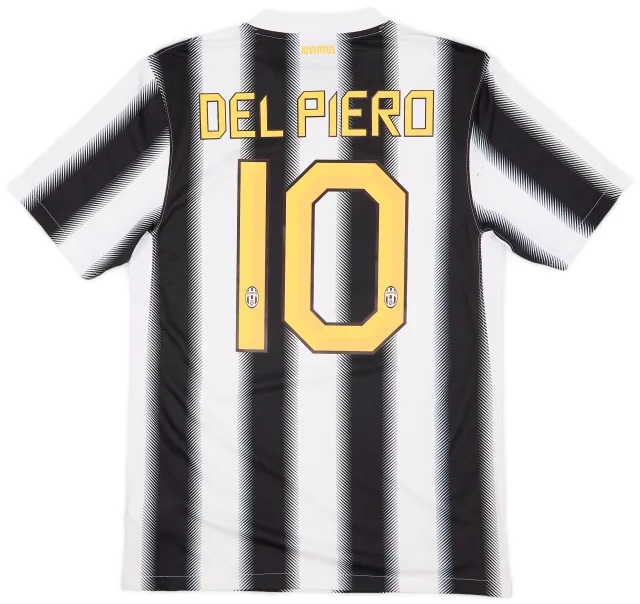 Nike 2011-12 Juventus Home Shirt Del Piero #10 - 7/10 - (S)