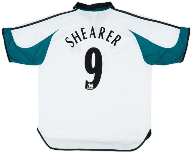 adidas 1999-00 Newcastle Away Shirt Shearer #9 - 9/10 - (XXL)