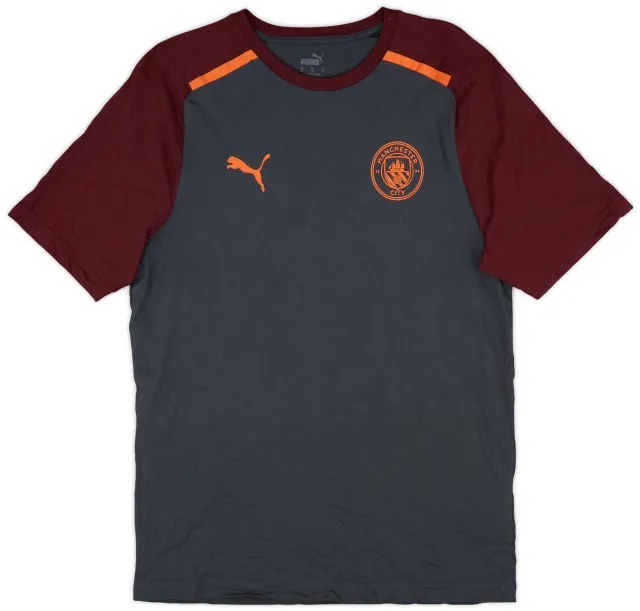 2023-24 Manchester City Puma Leisure Tee - 9/10 - (M)