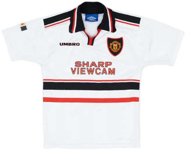 Umbro 1997-99 Manchester United Away Shirt - 7/10 - (S.Boys)
