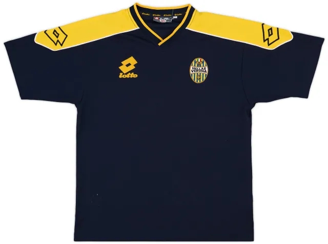 2000-02 Hellas Verona Lotto Training Shirt - 9/10 - (L)
