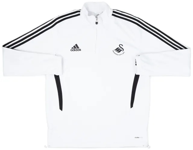 2011-12 Swansea City adidas 1/4 Zip Drill Top - 7/10 - (L/XL)