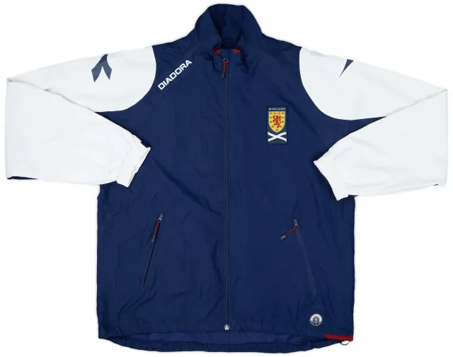 2005-06 Scotland Diadora Rain Jacket - 7/10 - (M)