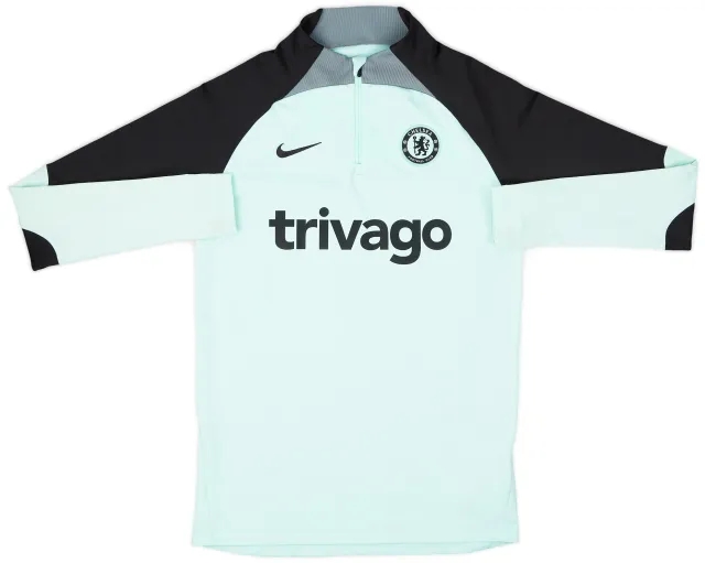 2023-24 Chelsea Nike 1/4 Zip Drill Top - 8/10 - (S)