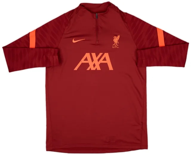 2021-22 Liverpool Nike 1/4 Zip Training Top - 6/10 - (L)