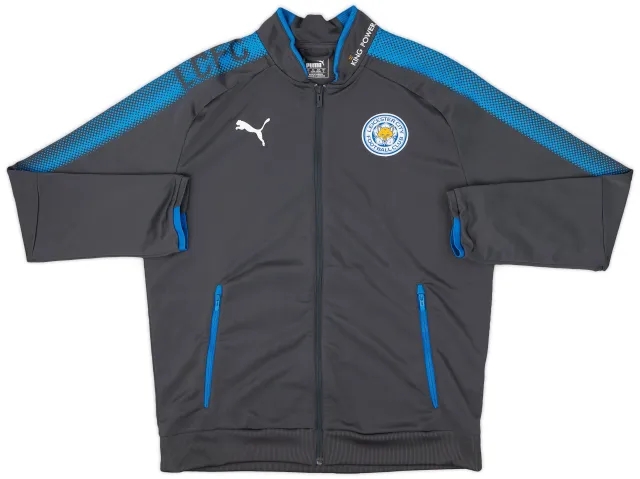 2017-18 Leicester Puma Track Jacket - 9/10 - (L)