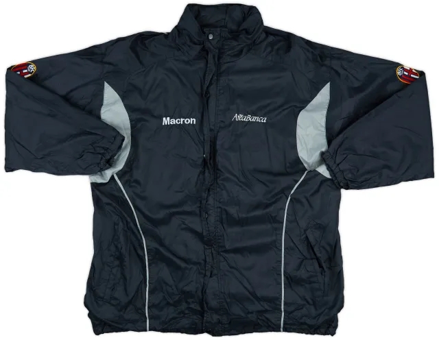 2001-03 Bologna Macron Hooded Rain Jacket - 8/10 - (XL)