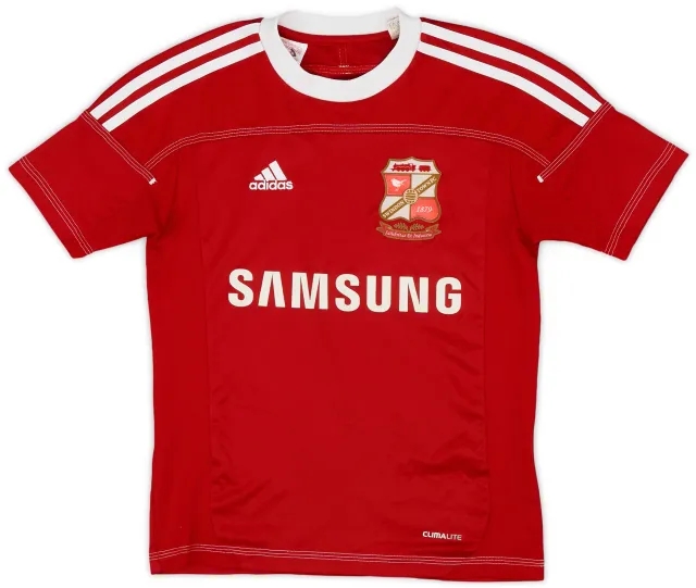 adidas 2011-12 Swindon Town Home Shirt - 7/10 - (S.Boys)