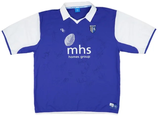 2004-05 Gillingham Signed Home Shirt - 8/10 - (XXL)