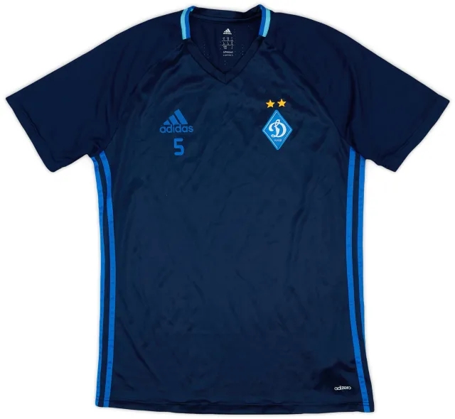2016-17 Dynamo Kyiv adidas Player Issue Training Shirt #5 - 8/10 - (M)