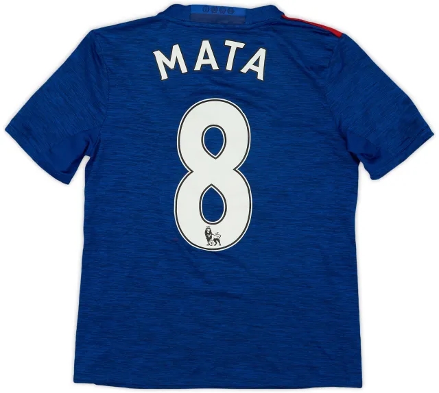 adidas 2016-17 Manchester United Away Shirt Mata #8 - 6/10 - (M.Boys)
