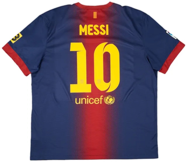 Nike 2012-13 Barcelona Home Shirt Messi #10 - 7/10 - (XXL)