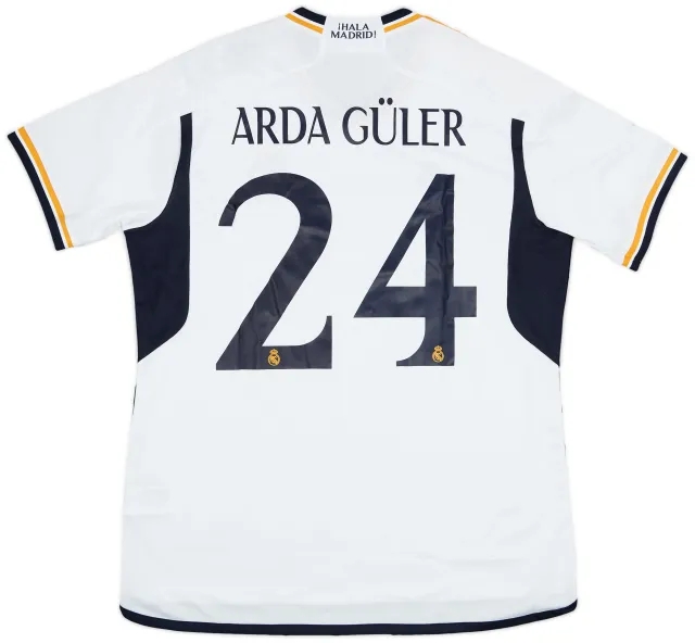 adidas 2023-24 Real Madrid Home Shirt Arda Guler #24 (XL)
