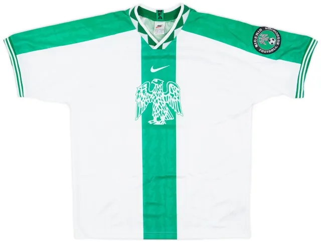 Nike 1996-98 Nigeria Player Issue Training Shirt - 8/10 - (XL)