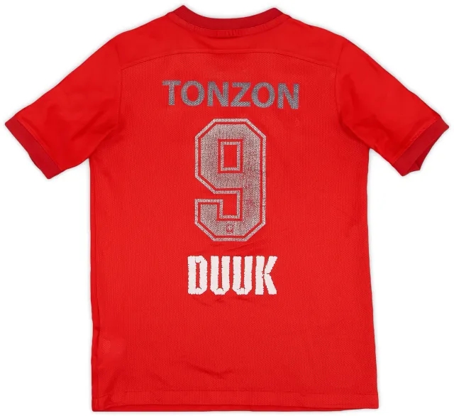 Nike 2015-16 FC Twente Home Shirt Duuk #9 - 4/10 - (M.Boys)
