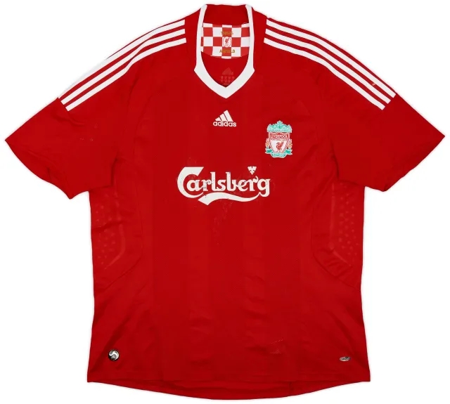 adidas 2008-10 Liverpool Home Shirt - 4/10 - (XXL)