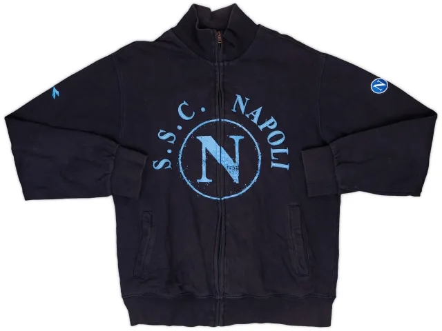 2006-07 Napoli Diadora Track Jacket - 6/10 - (L)