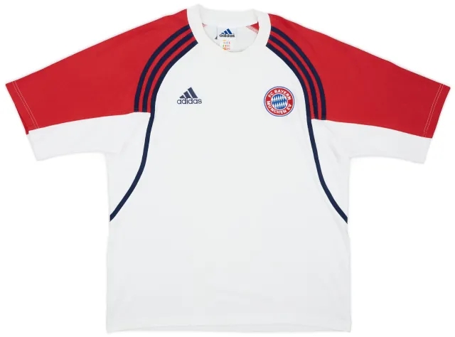 2000-01 Bayern adidas Cotton Tee - 9/10 - (M/L)