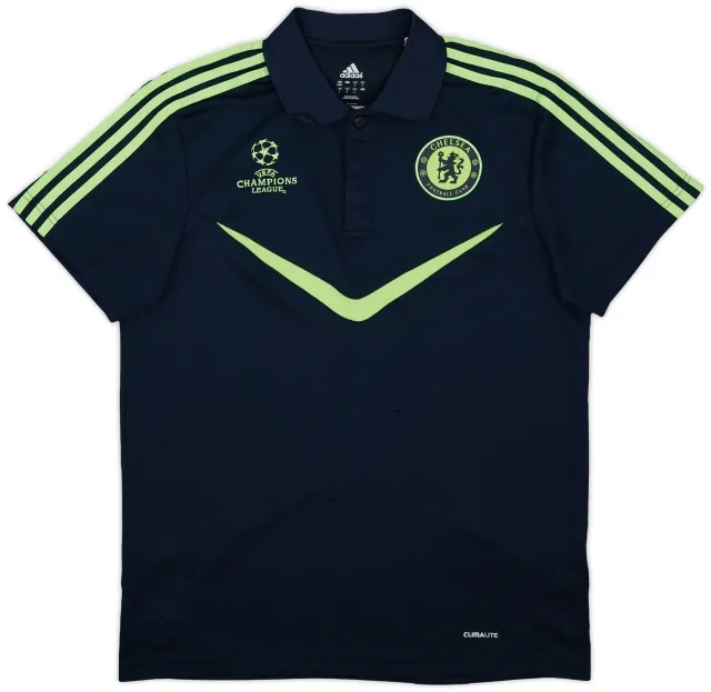 2010-11 Chelsea adidas Champions League Polo Shirt - 8/10 - (M)
