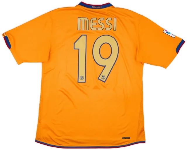 Nike 2006-08 Barcelona Away Shirt Messi #19 - 9/10 - (L)