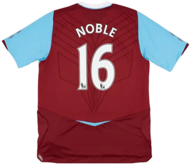 Umbro 2008-09 West Ham Home Shirt Noble #16 - 9/10 - (L)