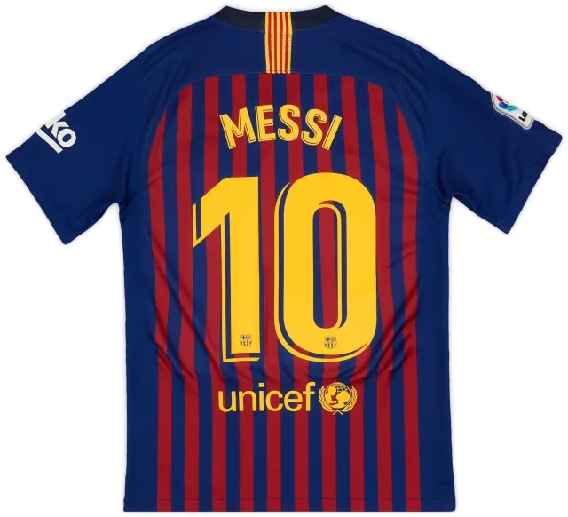 Nike 2018-19 Barcelona Home Shirt Messi #10 - 8/10 - (S)