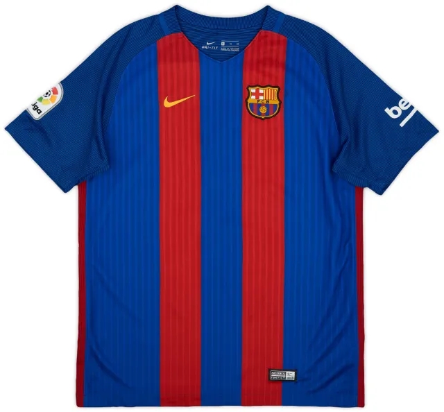 Nike 2016-17 Barcelona Home Shirt - 7/10 - (XL.Boys)