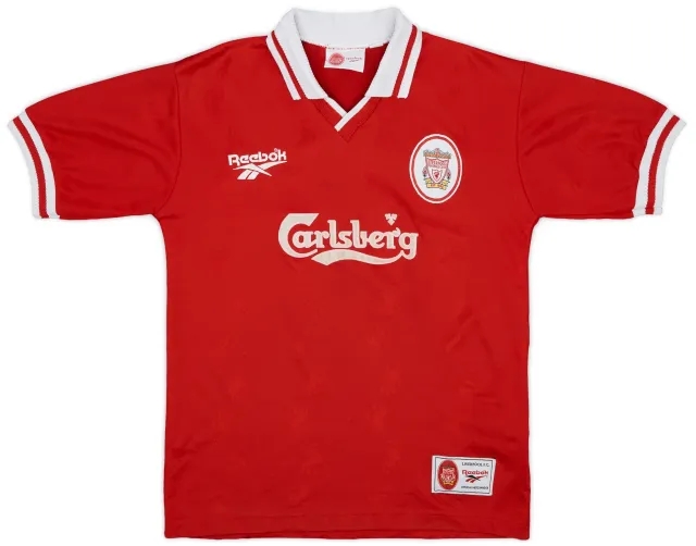 Reebok 1996-97 Liverpool Home Shirt - 7/10 - (Y)