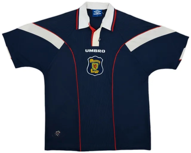 Umbro 1996-98 Scotland Home Shirt - 6/10 - (XL)