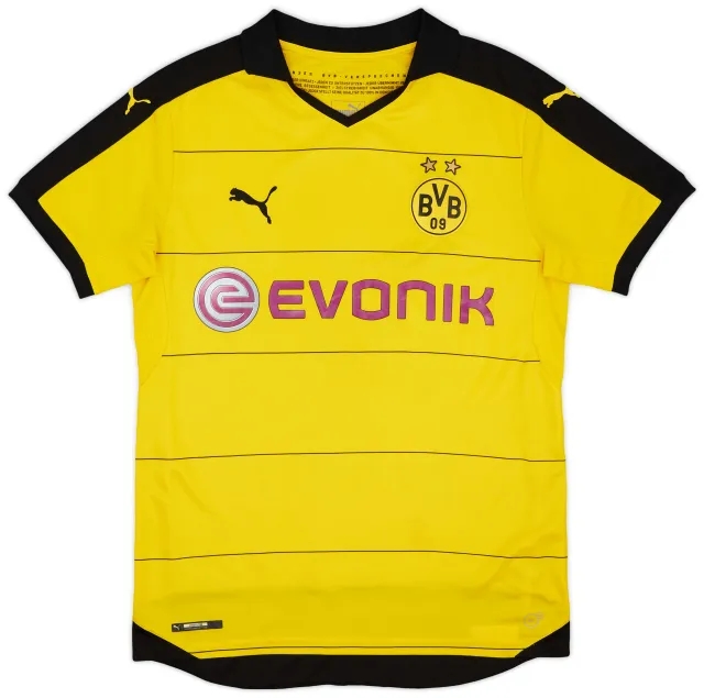 Puma 2015-16 Borussia Dortmund Home Shirt - 8/10 - (M)