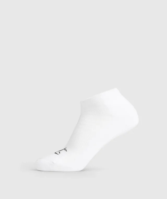 Gymshark Trainer Socks 3pk - White