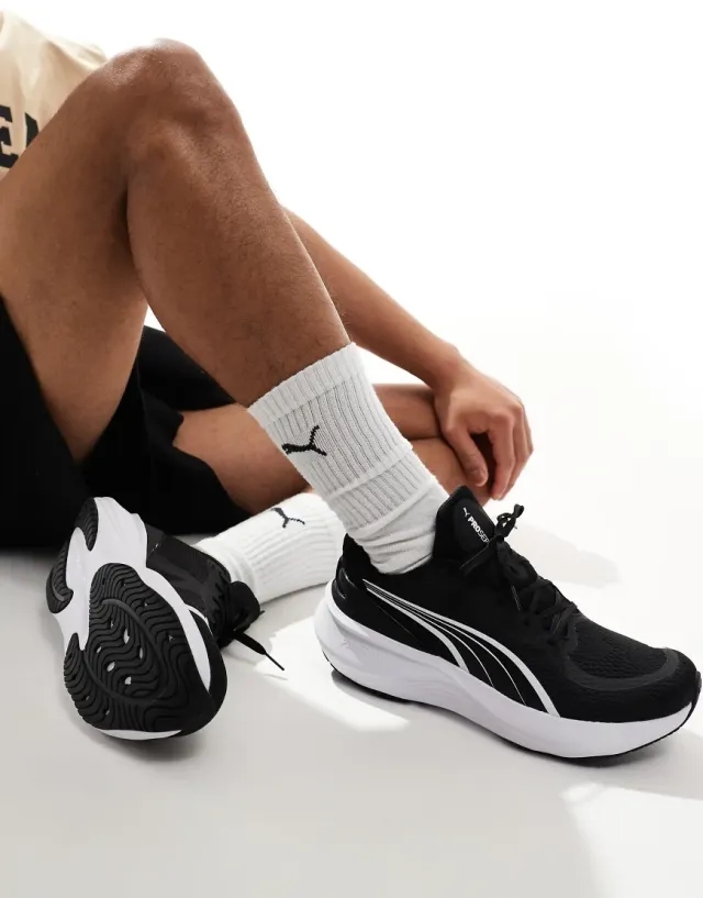 Puma Scend Pro 2 Trainers In Black & White